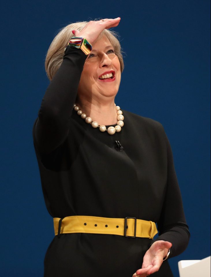 the new Prime Minister had something solid to say to the Tory faithful at the start of the party conference in Birmingham