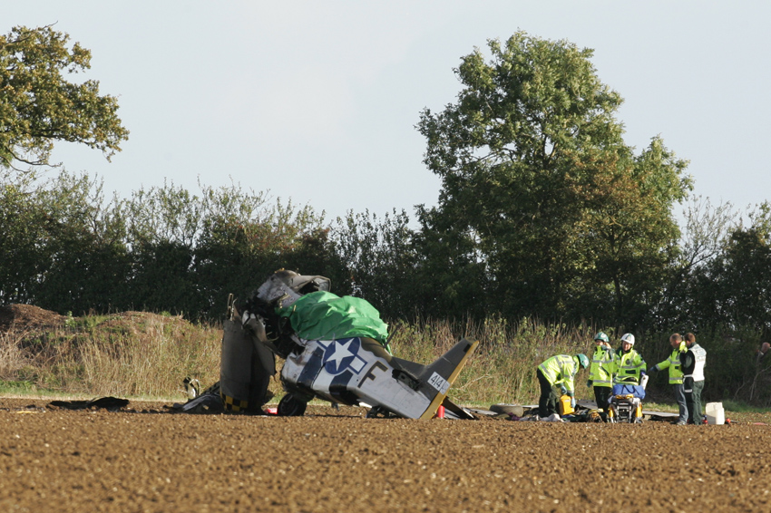 A man has died and another is in a serious condition following a plane crash in Norfolk