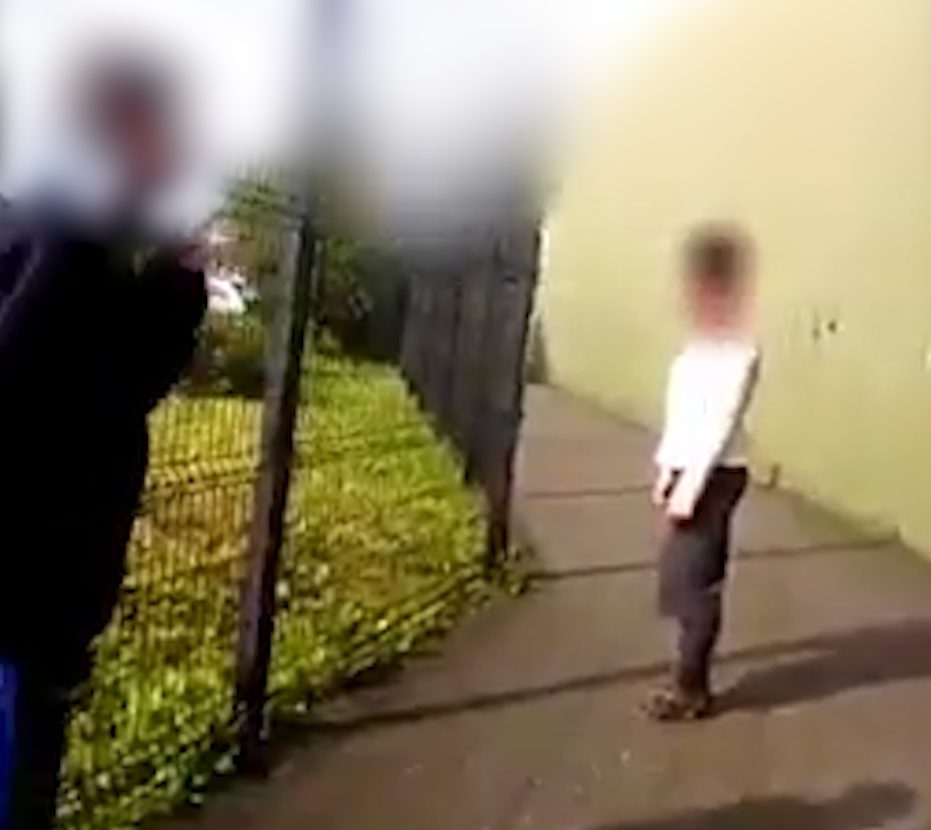 The Irish youths were filmed harassing the woman because they "don't like Romanians"