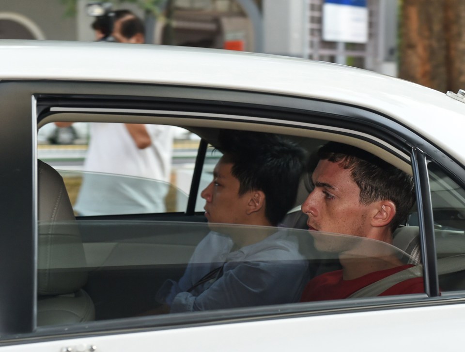Andreas Von Knorre, one of the two German nationals arrested in Singapore for vandalism,