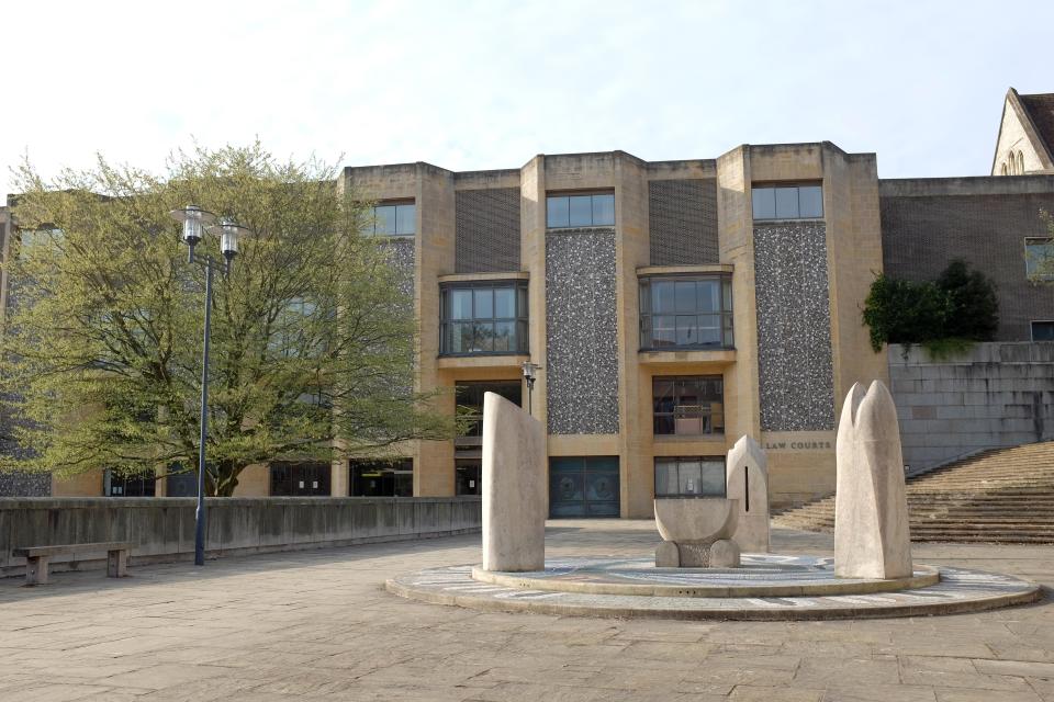 Winchester Crown Court heard that the young woman was 'extremely unhappy' after being catfished online
