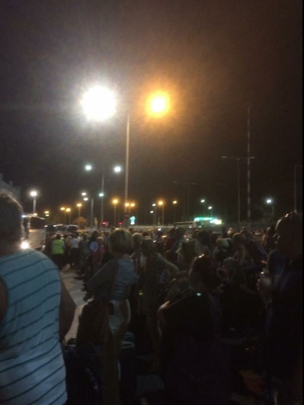 One person claimed her mother suffered from a stinging sensation in her throat during the evacuation