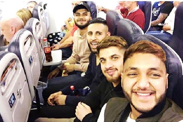 Tasiq Ali, Shabab Niaz, Nabeal Iqbal and Hammad Ahmed claim they were unfairly targeted because they are "bearded Asians"