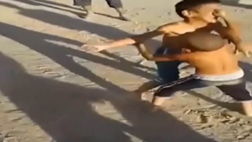 Shocking footage is being investigated by police
