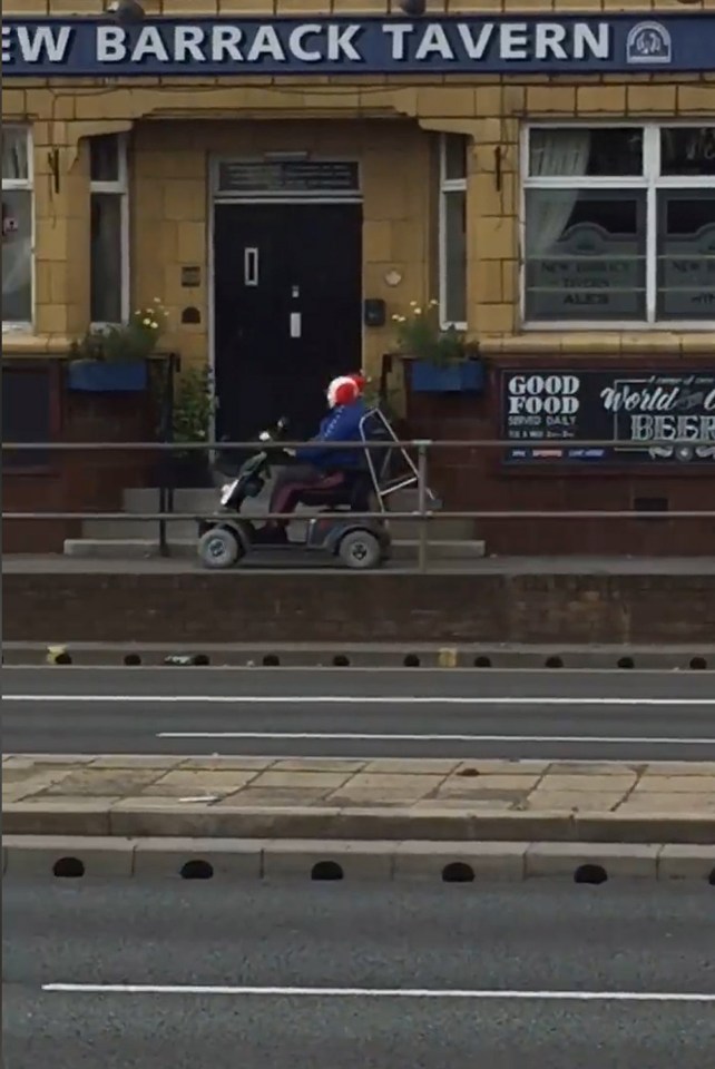 Wheely does it . . . so-called pranksters out-and-about on the road