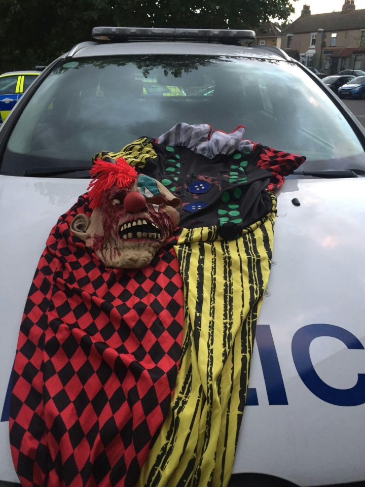 Sinister outfit . . . cops blast new craze for spreading terror across the UK