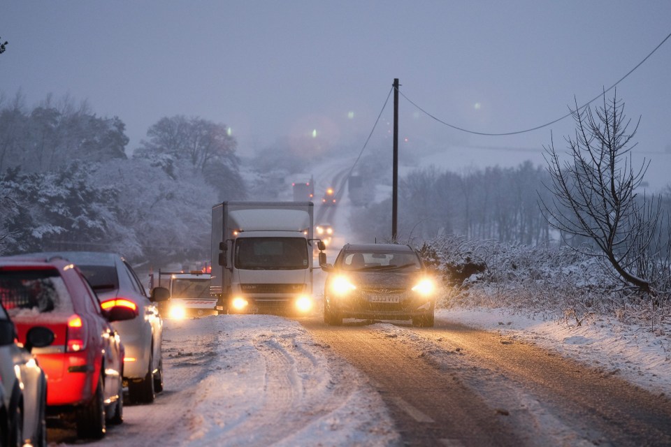 Snow Arrives To The North York Moors