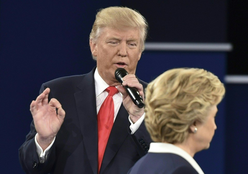 Trump's revelation that he disagrees with running mate Mike Pence on Syria was one of the most tweeted about moments of the debate