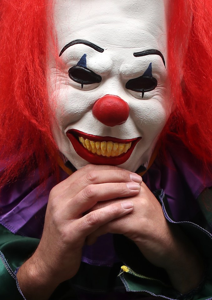 Police have been left to investigate yet another attack perpetrated by a creep clown