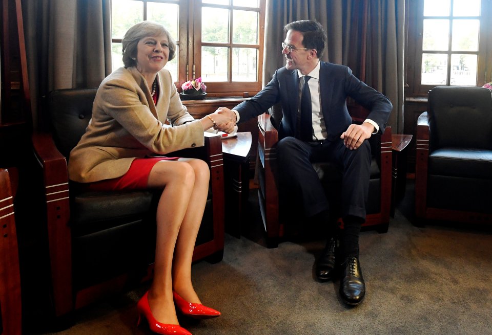 Her meeting is part of a plan to get a fair exit deal for the UK
