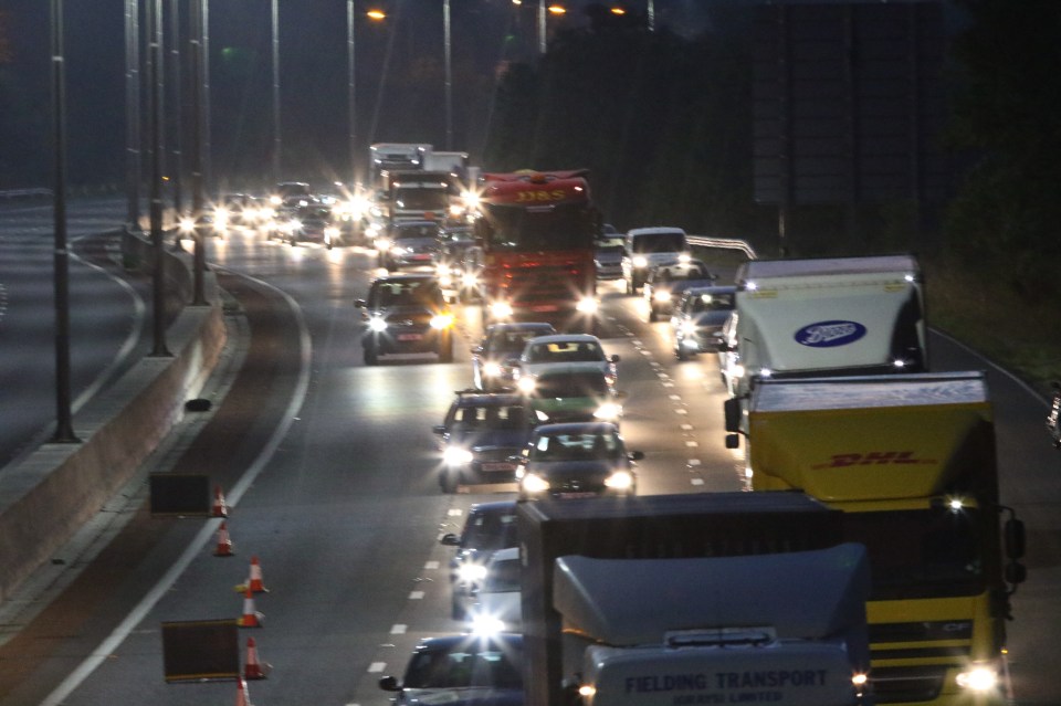 the London bound carriageway was shut between junction 11 (Reading) and junction 10 Wokingham/Bracknell) after the crash