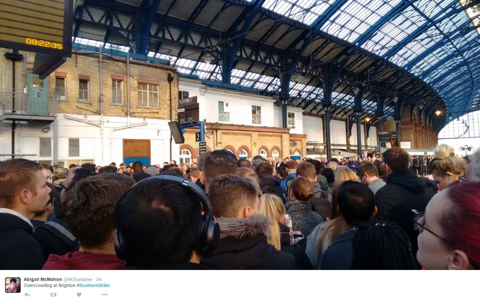 This week's strike action caused chaos for commuters