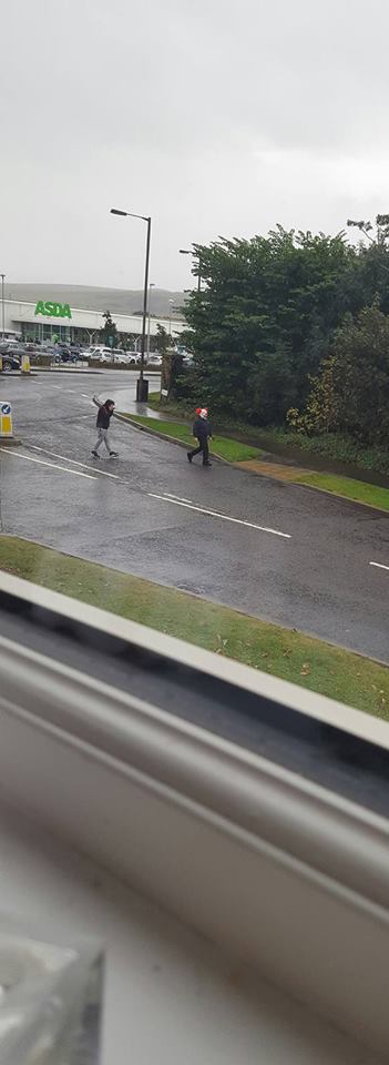 Sickos wearing disturbing clown masks have been chasing children in the area