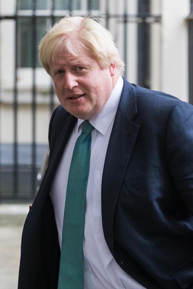 Downing Street, London, October 11th 2016. Government ministers leave the first post-conference cabinet meeting. PICTURED: Foreign and Commonwealth Secretary Boris Johnson ¿ Paul Davey/Alamy Live News