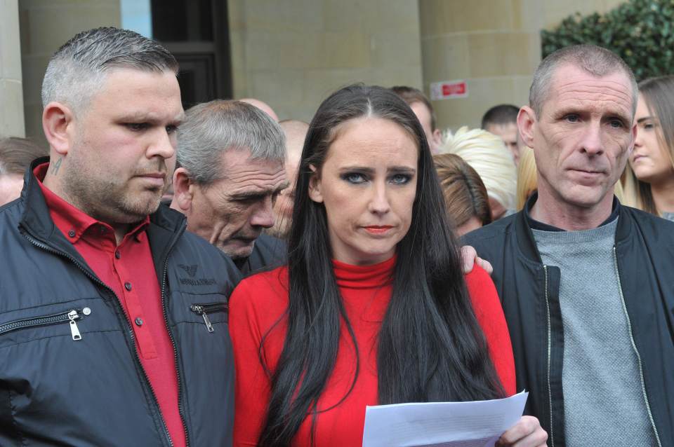Pamela read out a statement where she thanked the public for their support after Paige's murder