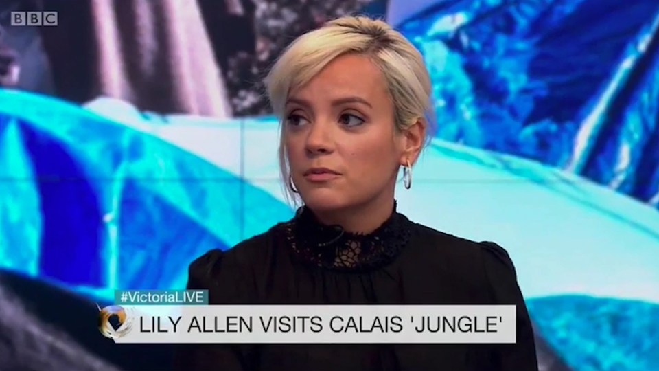 Lilly Allen would '100 per cent' take in a child refugee from Calais Jungle camp