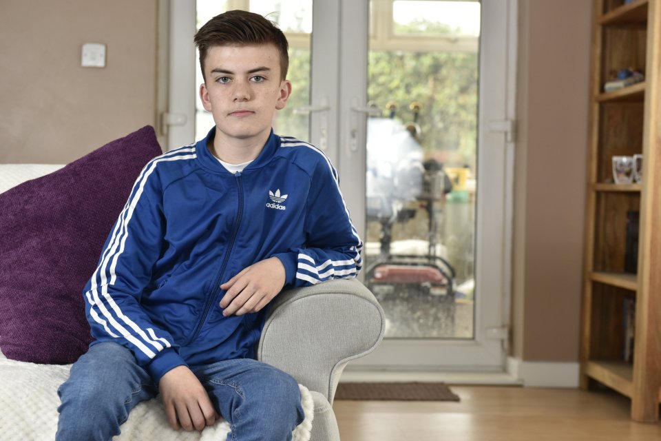 Owen Russell said he had heard about the clown craze but had not realised people in Dinnington were getting involved