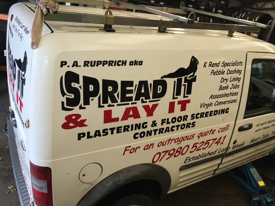 Cheeky... van in Midsomer Norton, Somerset