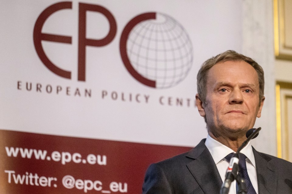 Eurocrat . . . EU Council President Donald Tusk
