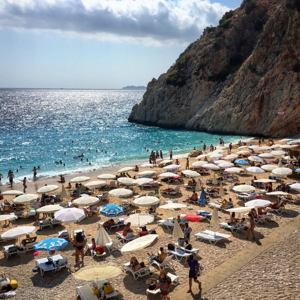Two rockets truck the holiday resort today sparking fears for the safety of holidaying Brits