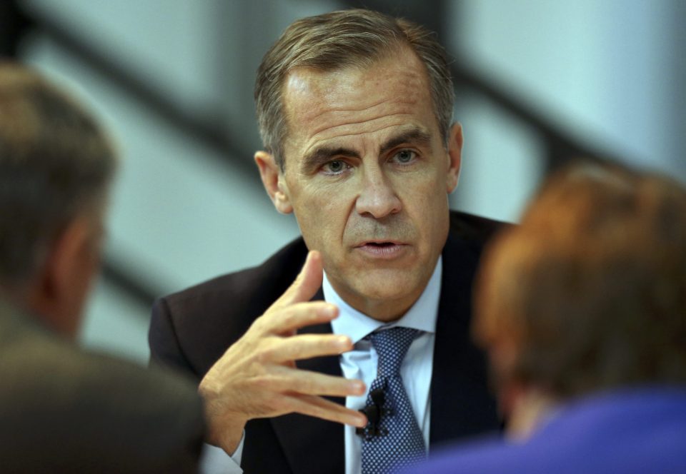 Adressing concerns . . . Carney says he will let inflation rise above target to protect jobs