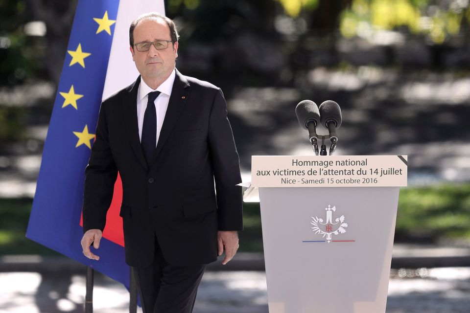 President Hollande spoke out shortly after, saying: "It's national unity that's been hit on July 14