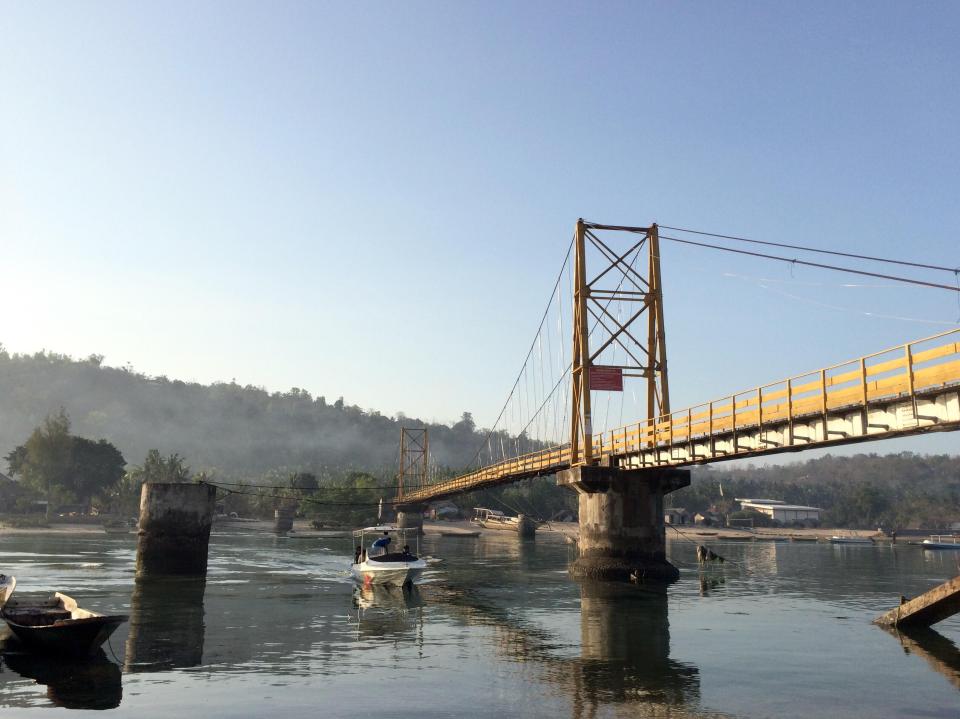 Nine people have been killed after a bridge collapsed in Bali