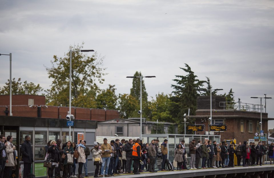 South Coast Commuters Travel In To London On The Second Three-Day Southern Rail Strike