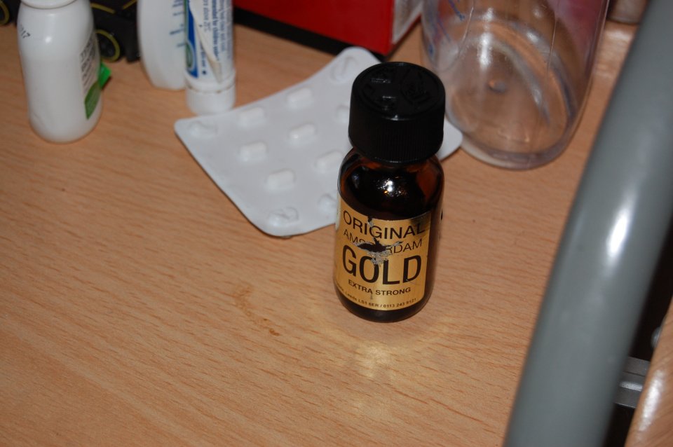The jury was shown pictures that showed sex drug poppers