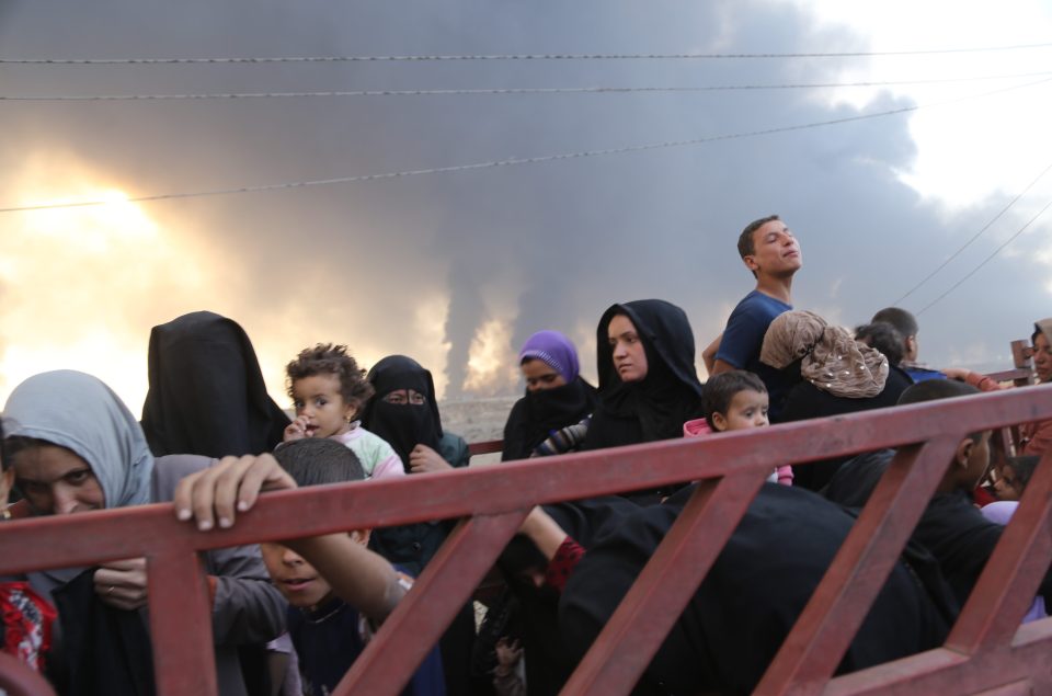 And up to 1.5million people are still languishing in Mosul