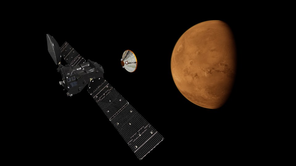 The study comes as the European Space Agency's Schiaparelli lander prepares to land on Mars to search for life