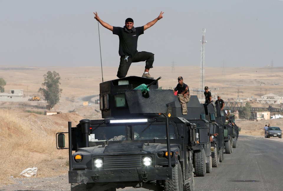 ISIS were driven out of 10 villages on the outskirts of Mosul in the latest stage of the operation