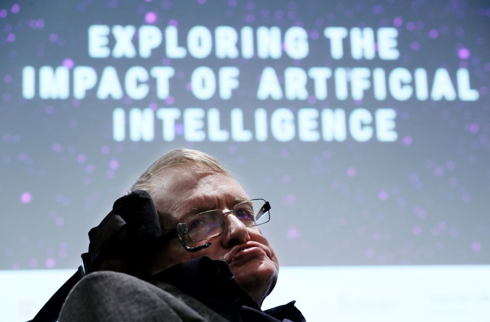 Professor Hawking was speaking at the launch of a new centre to study the impact of rapid AI development