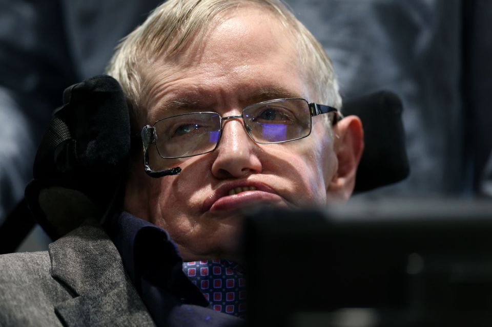 Professor Stephen Hawking warned of a future where machines rule over humans
