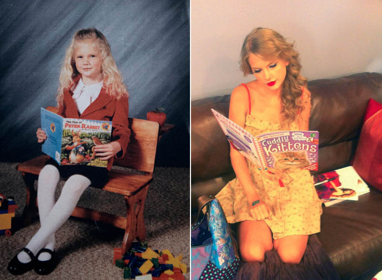 Taylor Swift as a young child