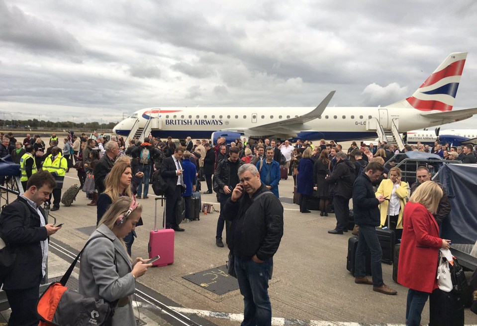 London City Airport fire alert