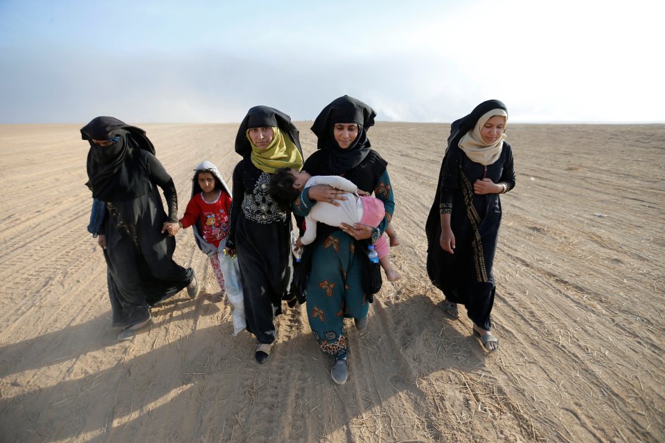 Fears raised by the UN that civilians would be used as human shields by ISIS have come true