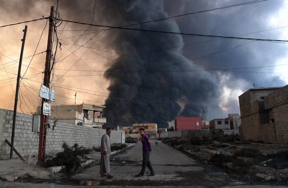 ISIS attacked Kirkuk as Kurdish and Iraqi forces, backed by a coalition including Britain and the U.S.A continue their offensive to retake Iraq's second largest city of Mosul