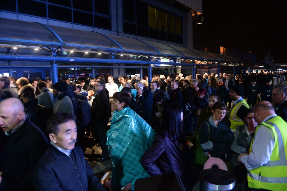London City Airport fire alert