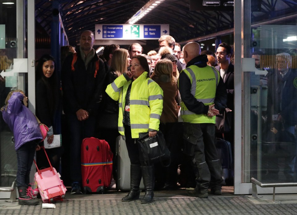 London City Airport fire alert