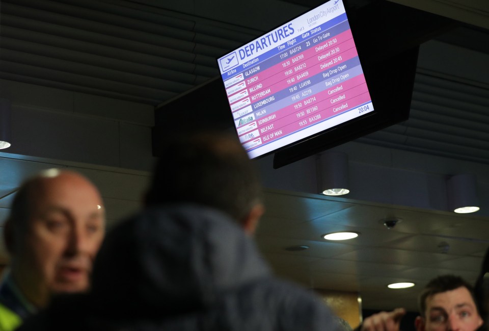 London City Airport fire alert