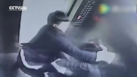 Cowardly... The thug launches his savage attack