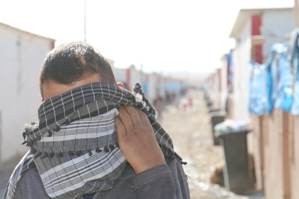 The teen doesn't want to be identified because he still has family trapped in ISIS-held Hawijja 