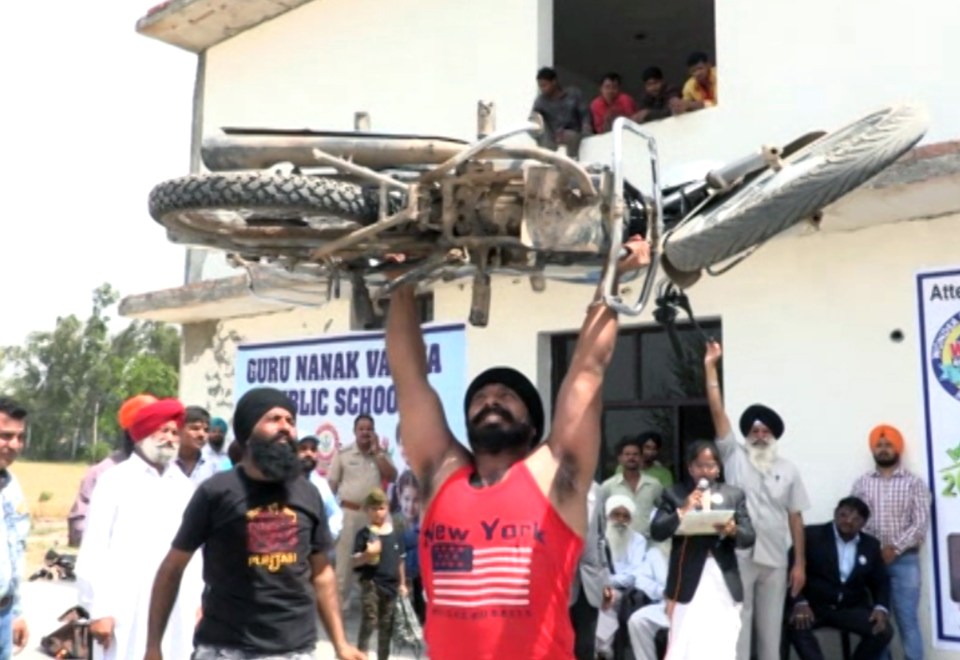 Amandeep is known in India as the Man of Steel
