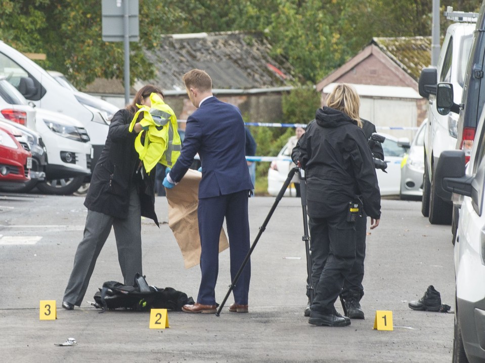 One officer remains in intensive care after being targeted in a hit and run last night