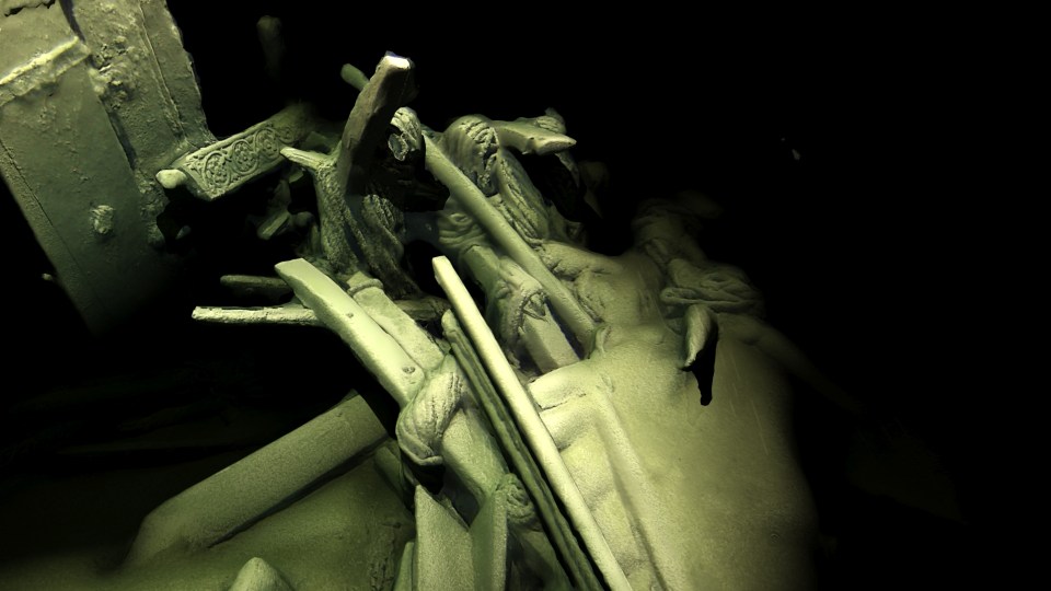 Stern of Ottoman shipwreck discovered in 300m of water