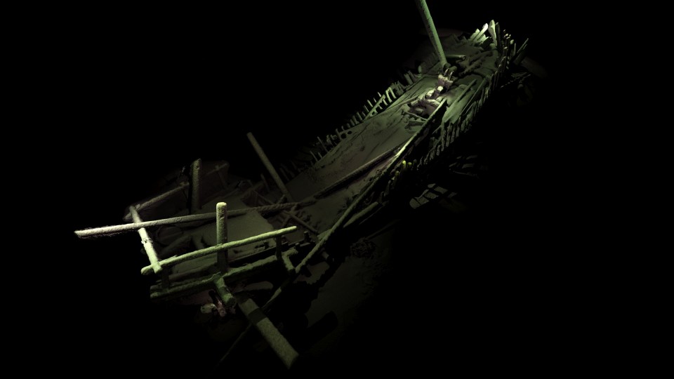 Shipwreck from medieval period