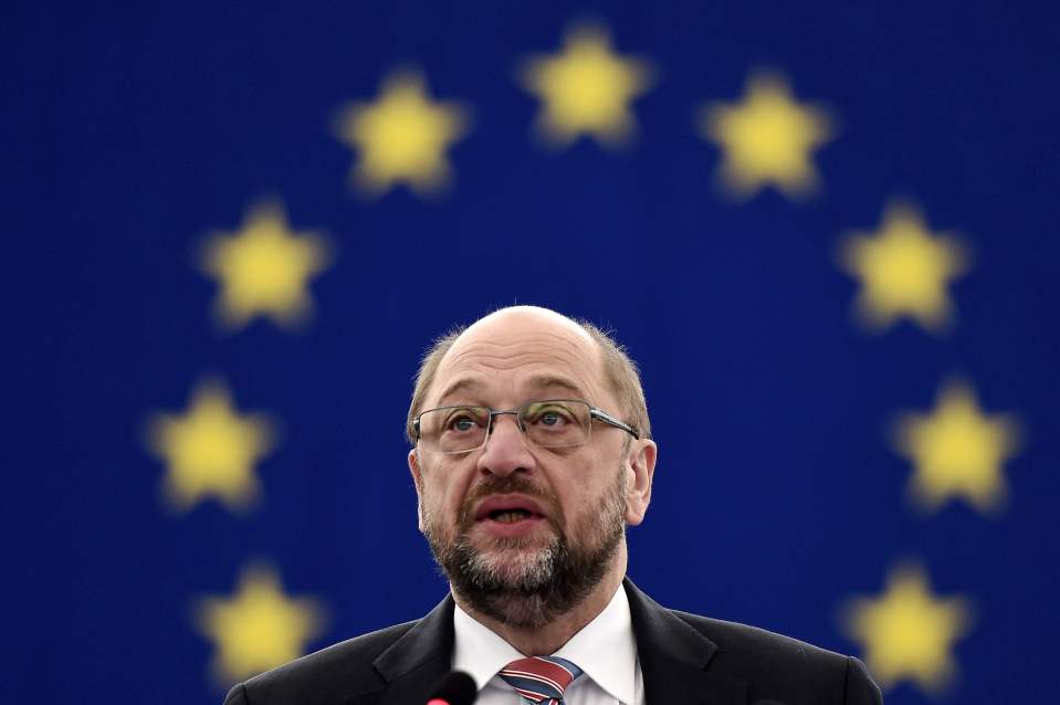 European Parliament President Martin Schulz
