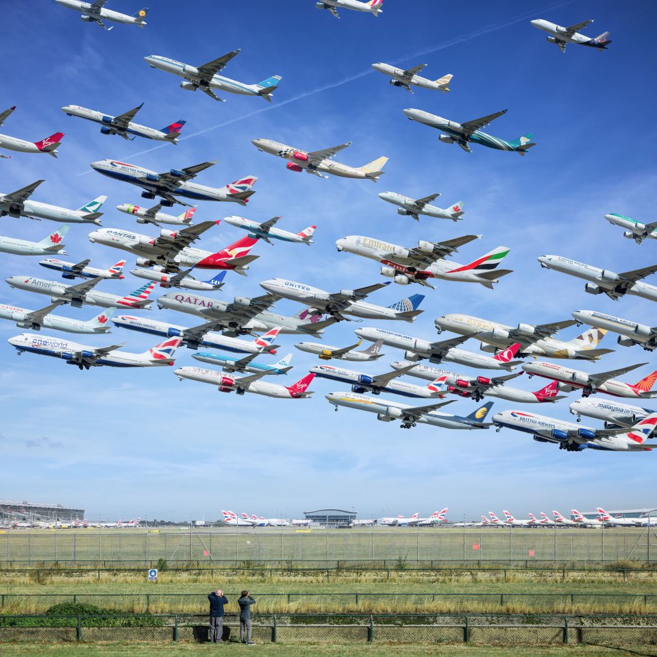 The amazing number of planes that already leave from London Heathrow