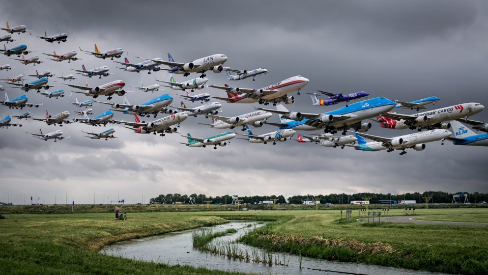 He said: "I mostly chose airports based on their setting or how iconic they are on a global scale."